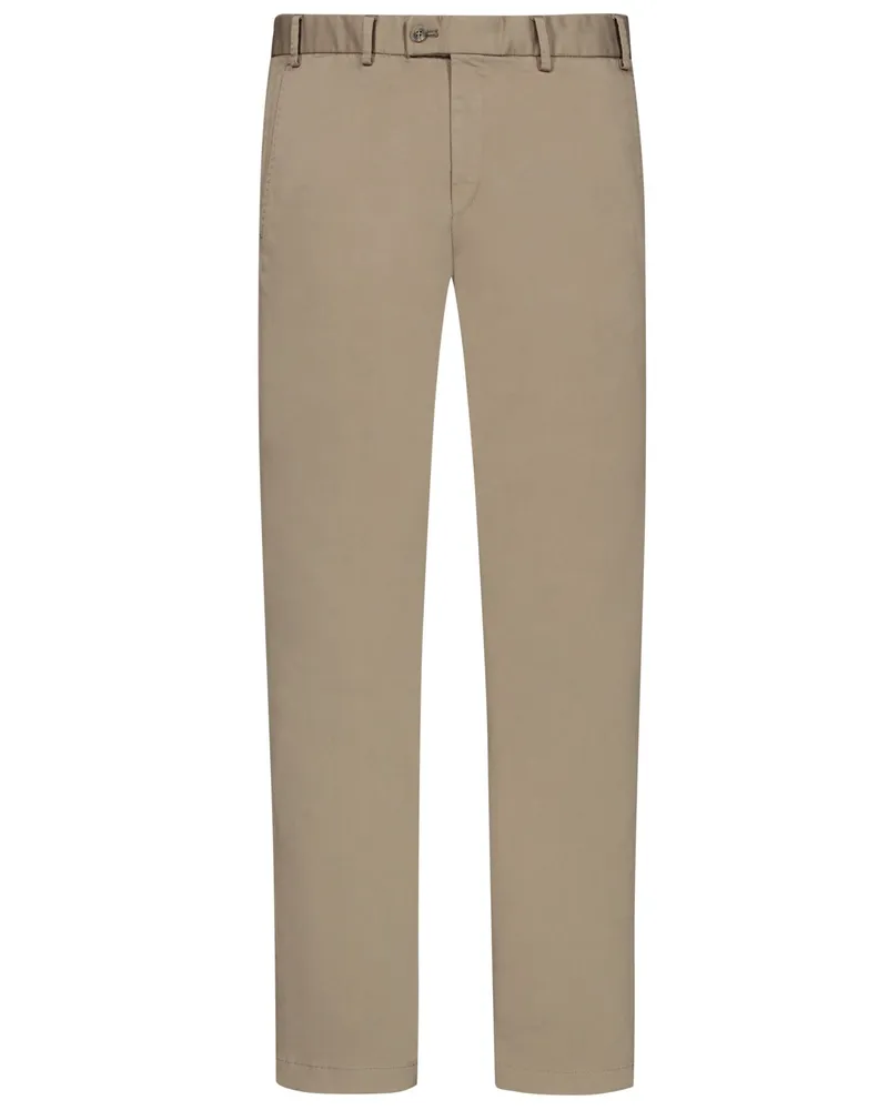 Hiltl Chino Tilo mit Stretchanteil, Slim Straight Fit Beige