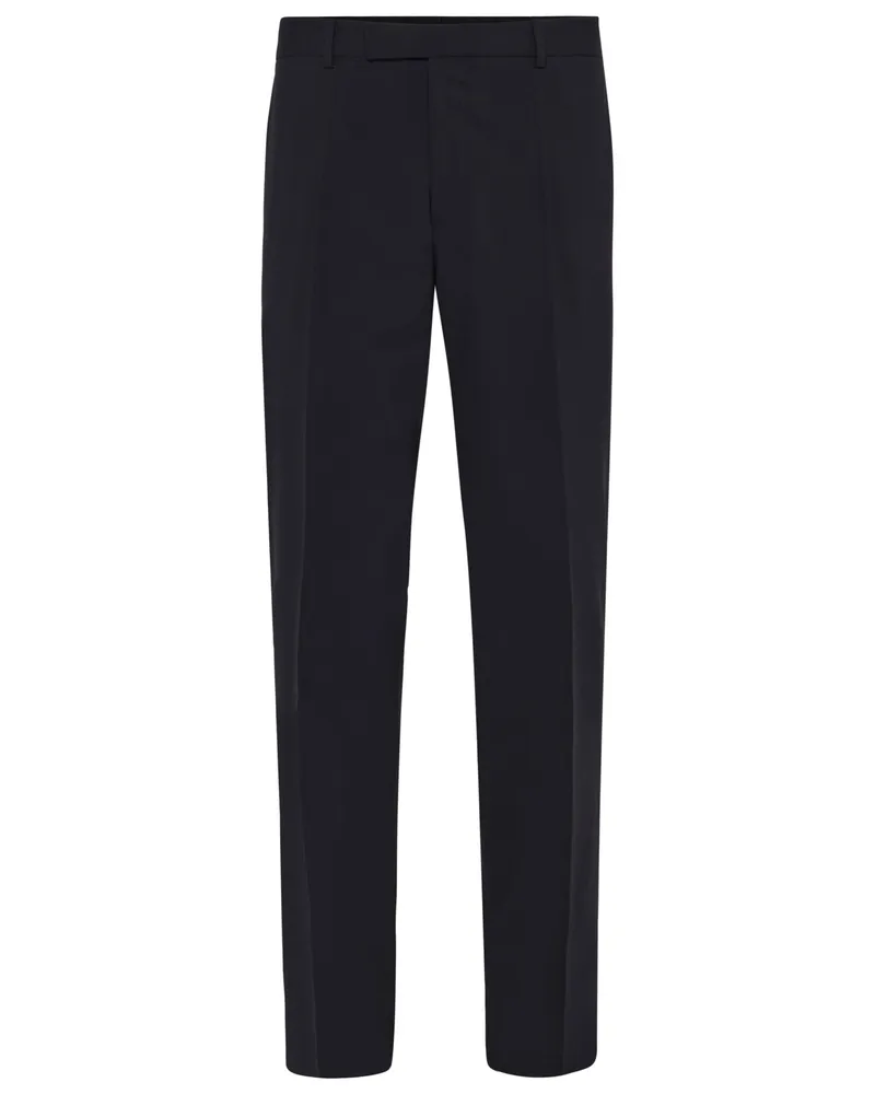 HUGO BOSS Leichte Anzughose mit Schurwollanteil, regular fit in Marine