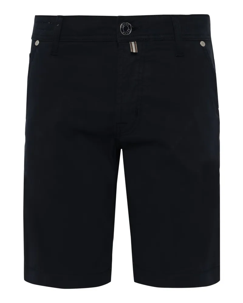 Jacob Cohën 5 Pocket-Bermuda-Shorts aus einem soften Baumwollmischgewebe in Marine