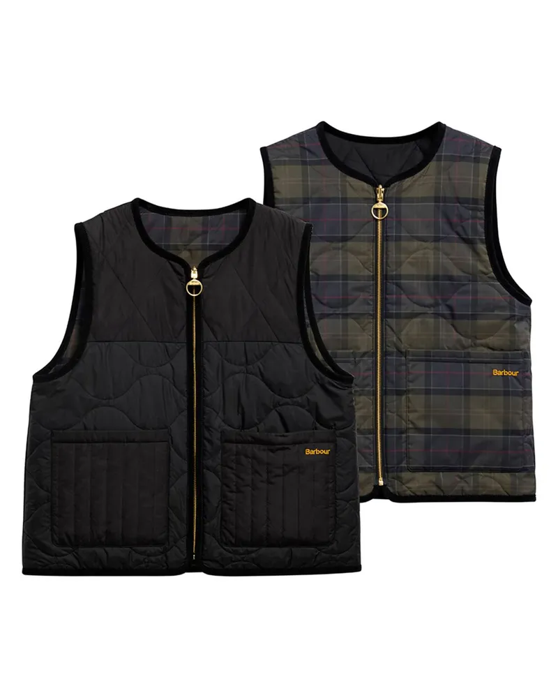 Barbour Damen-Wendeweste Nunwell mit Stepp und Tartanseite in Multicolor