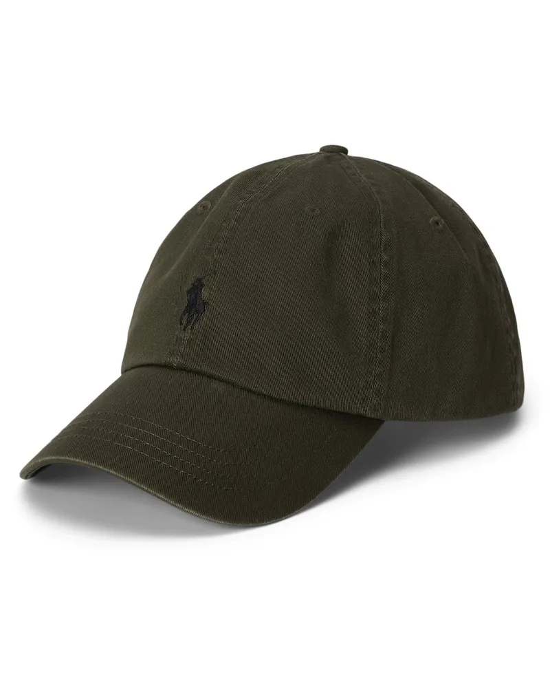 Ralph Lauren Cap aus Baumwolle mit gesticktem Logo-Aufnäher in Oliv