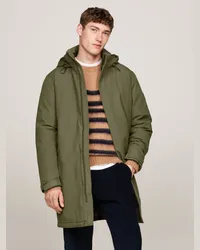 Tommy Hilfiger Wasserabweisender Parka mit Steppfutter Oliv