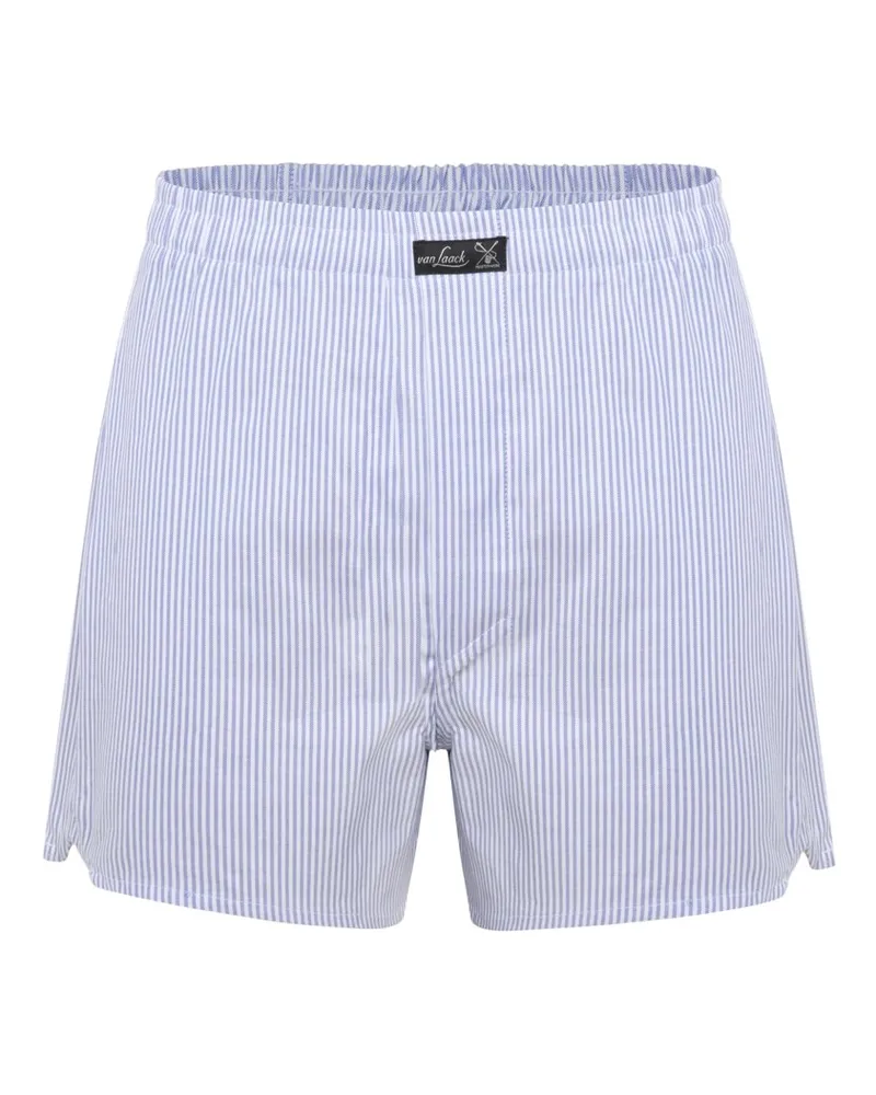 van Laack Leichte Boxershorts in Oxford-Qualität mit Streifenmuster in Marine