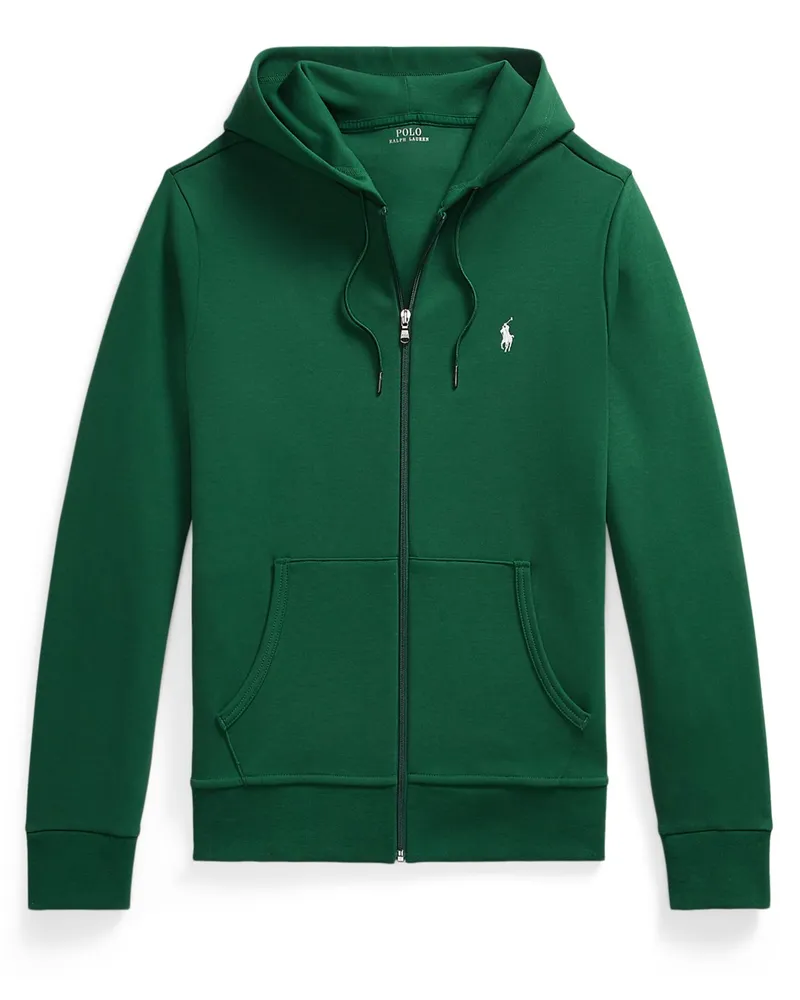 Ralph Lauren Sweatjacke mit Kapuze und Logo-Stickerei in Grün
