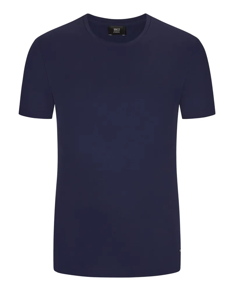 Eterna T-Shirt mit Lyocell-Anteil in Marine