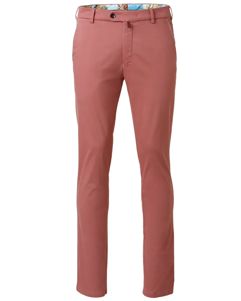 Meyer Hosen Premium-Chino New York, Perfect Fit in Rot
