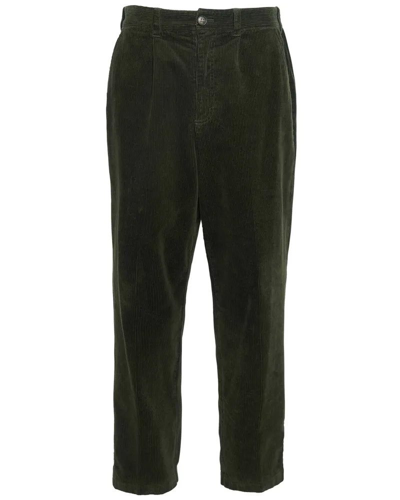 Barbour Cordhose mit Stretchanteil und Dehnbundeinsätzen, Relaxed Fit in Oliv