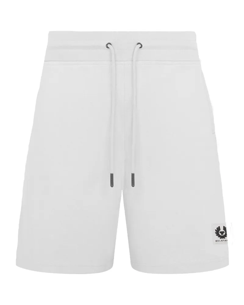 Belstaff Sweatshorts mit Logo-Aufnäher in Beige