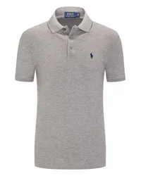 Ralph Lauren Poloshirt Slim Fit in Mesh-Qualität Grau