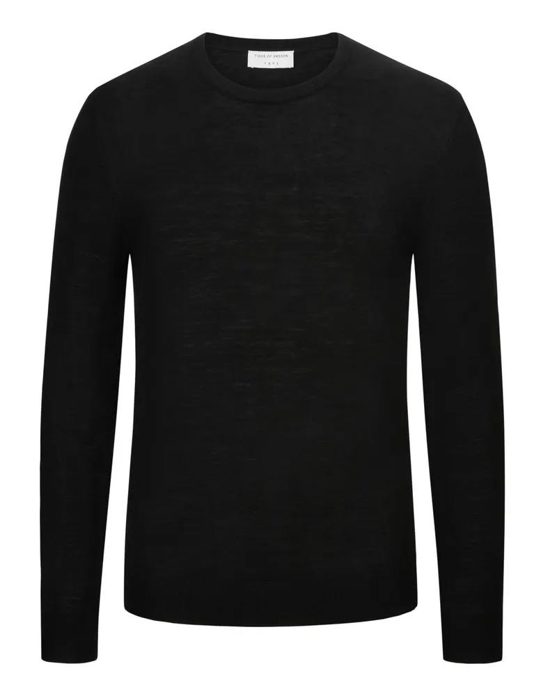 Tiger of Sweden Pullover aus Wolle Schwarz