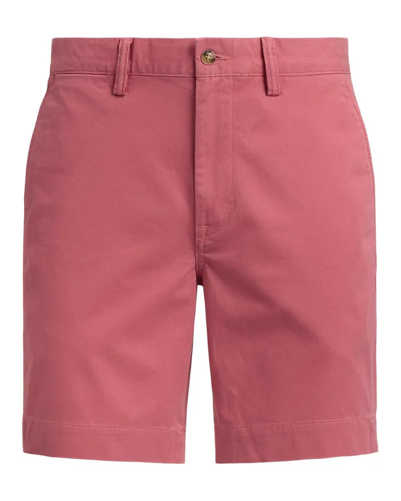 Ralph Lauren Bermudashorts mit Stretch und Logo-Aufnäher, Stretch Slim Fit in Berry