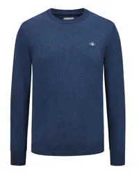 Gant Pullover mit Logo-Stickerei Denim