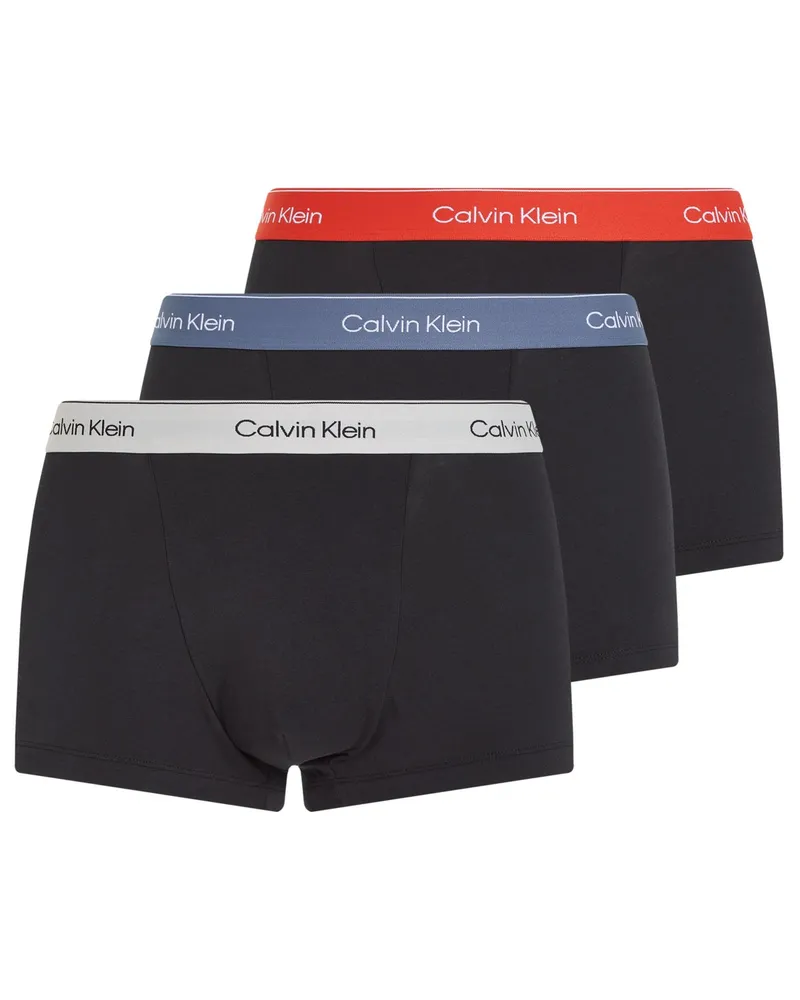 Calvin Klein 3er Pack Boxer-Trunks mit Stretchanteil in Schwarz
