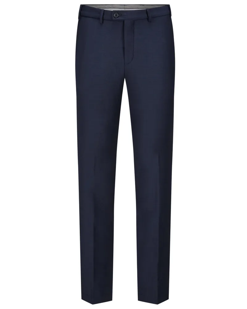 Hiltl Leichte Wollhose Tarent mit Stretchanteil, Slim Fit in Marine