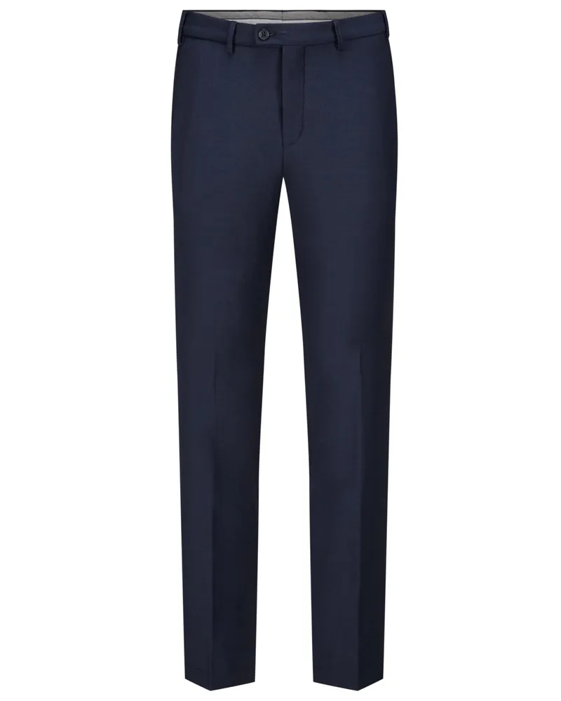 Hiltl Leichte Wollhose Tarent mit Stretchanteil, Slim Fit in Marine