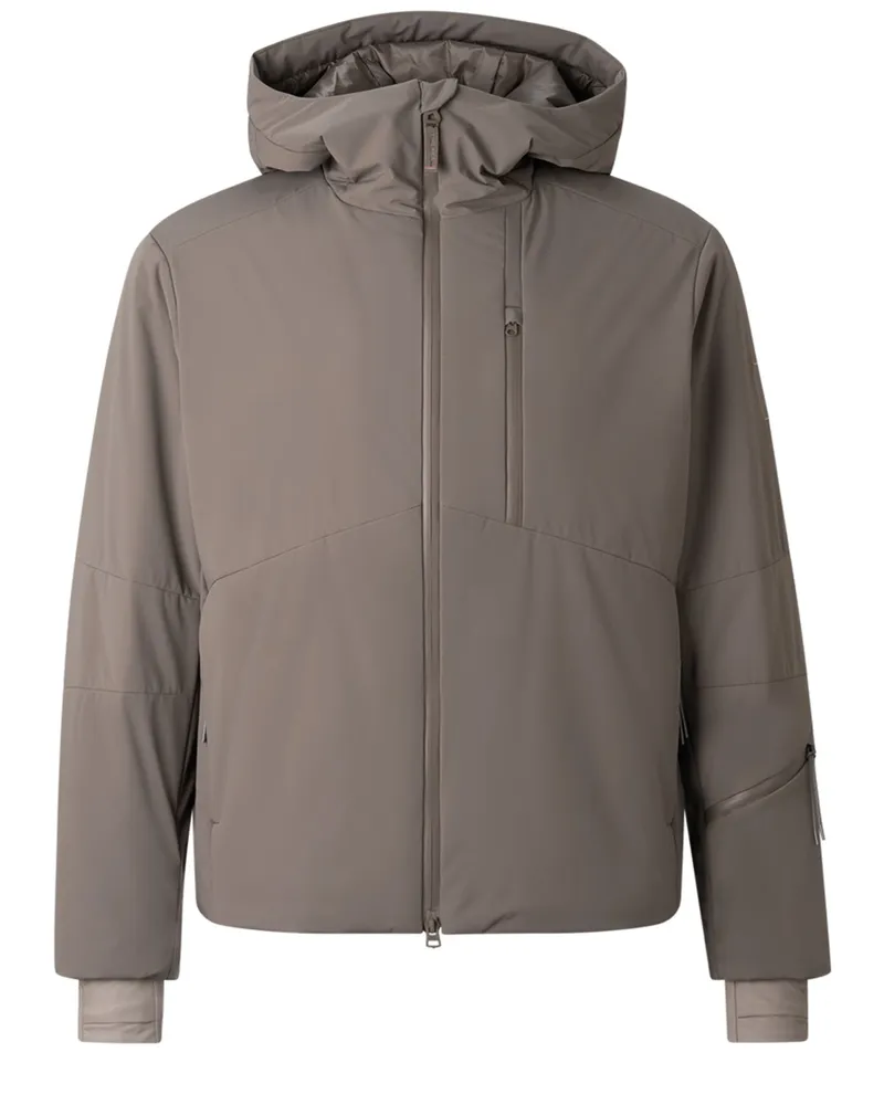 Bogner Fire & Ice Leichte Funktions-Skijacke Tec-Yag mit Kapuze und Stretch in Beige