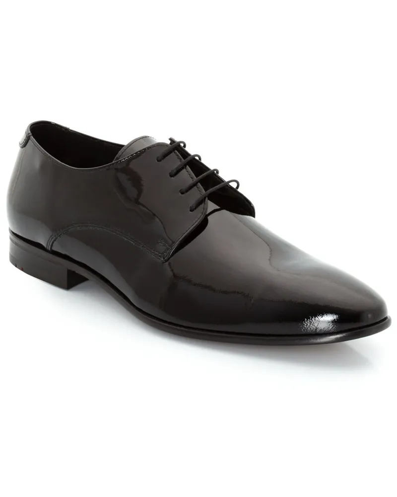 Lloyd Smoking-Schuhe Jerez aus Lackleder in Derby-Form in Schwarz