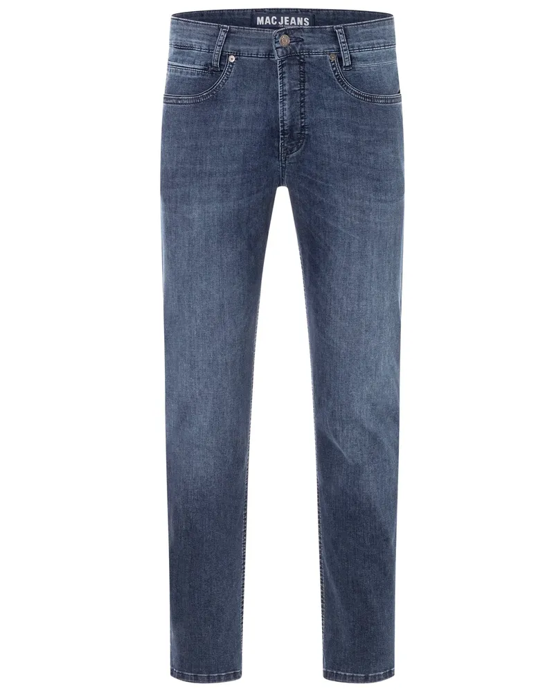 MAC Jeans Elastische Driver’s-Jeans Arne Pipe in Vintage-Optik, Modern Fit in Graublau