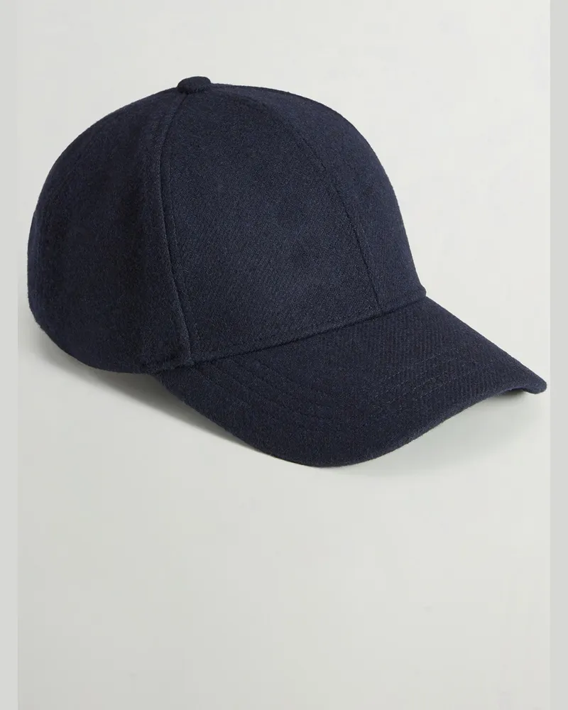 Woolrich Flanell-Cap aus einer Wollmischung in Marine
