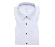 Kurzarmhemd aus Baumwolle mit Struktur, Modern Fit in
