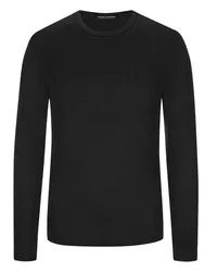 Trusted Handwork Longsleeve aus Baumwolle Schwarz