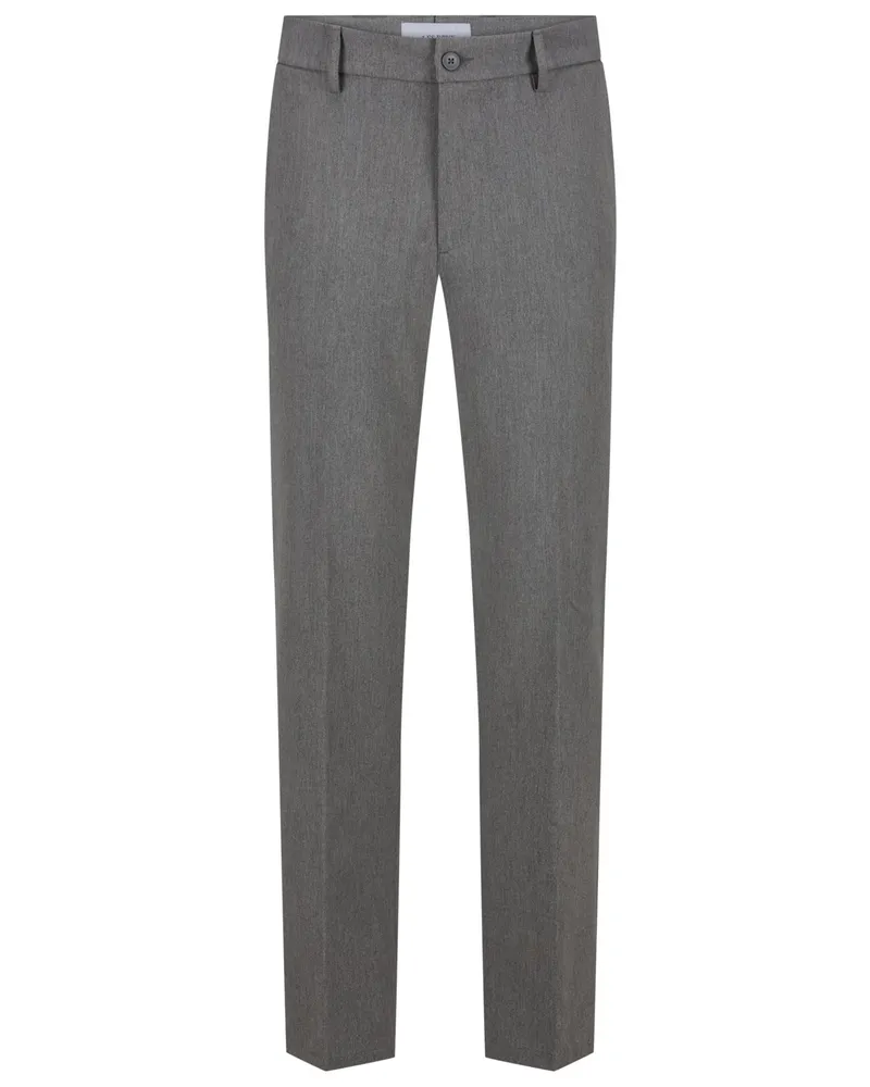 LES DEUX Chino Como im Wool-Look mit Stretchanteil, Regular Fit in Grau