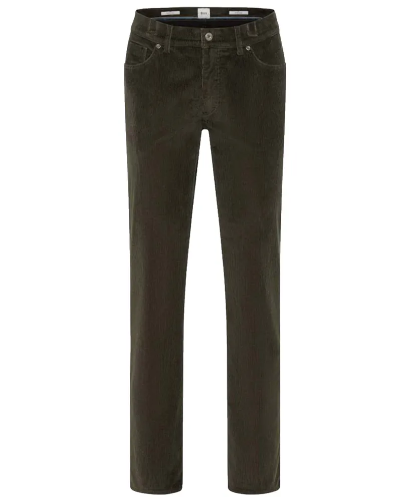 Brax 5-Pocket Cordhose Cadiz mit Stretch, Straight Fit in Oliv