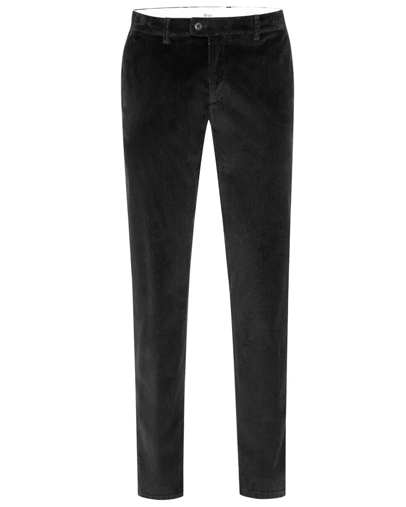 Brax Cord-Chino Fabio mit Lyocell, Modern Fit in Schwarz