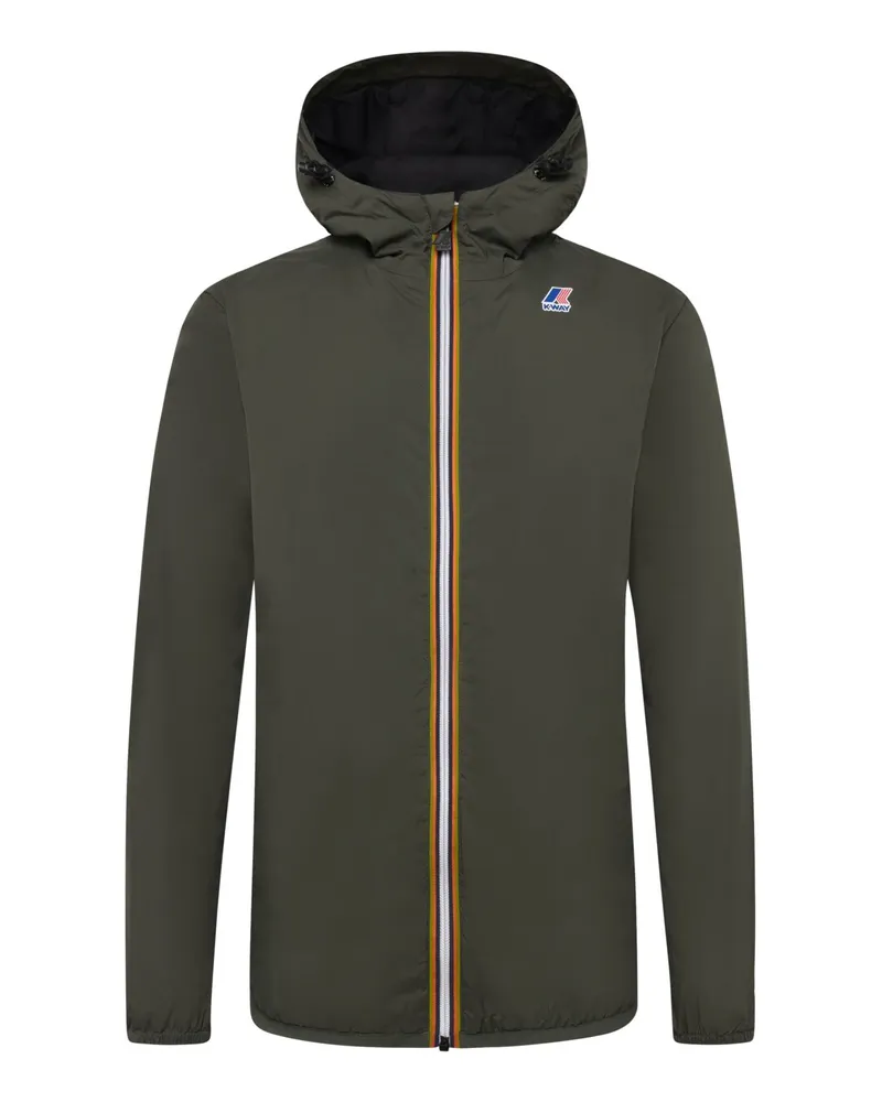 K-Way Wasserdichte Kapuzenjacke mit Primaloft-Isolation in Oliv