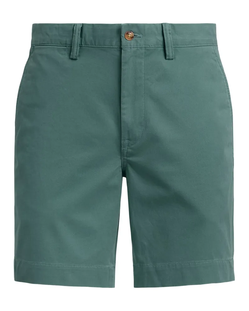 Ralph Lauren Bermudashorts mit Stretch und Logo-Aufnäher, Stretch Slim Fit in Grün
