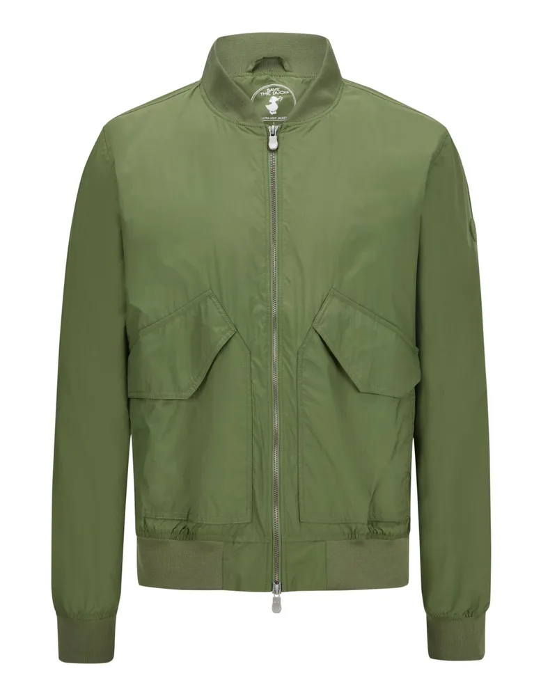 Save The Duck Leichtes und wetterfestes Blouson mit Zip Oliv