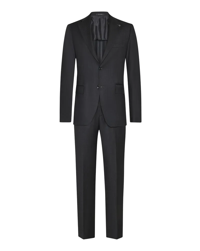 Tagliatore Teilgefütterter Anzug aus Super 110 Schurwolle in Anthrazit