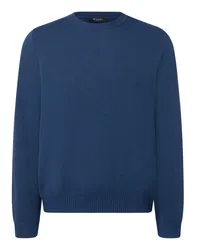 Maerz Pullover aus einem waschbaren Wollgemisch Mittelblau