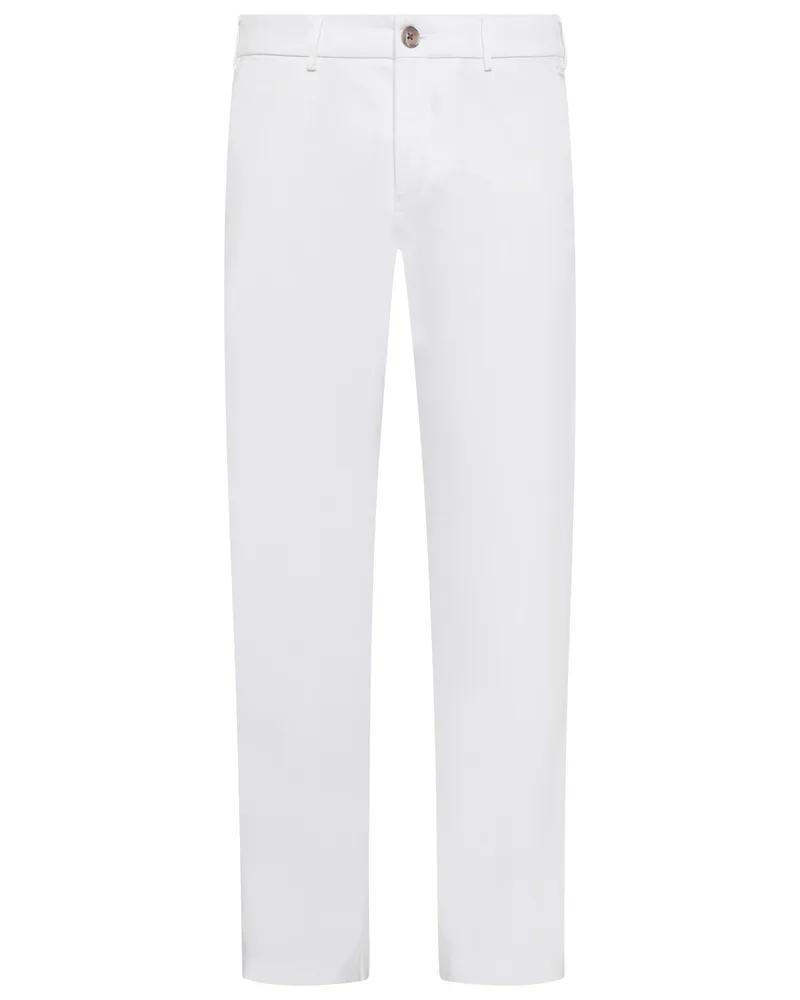 Hiltl Chino Taura mit Stretchanteil, Slim Fit in Weiß