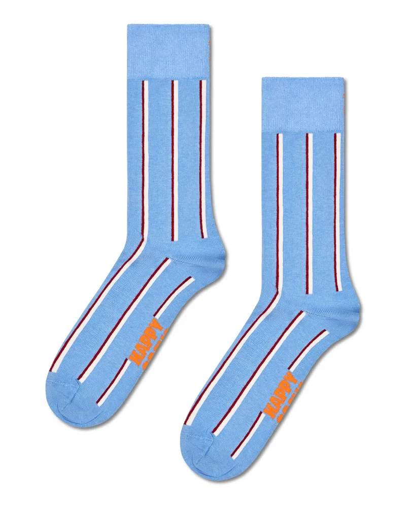 Happy Socks Socken mit Stretch und Streifen in Hellblau