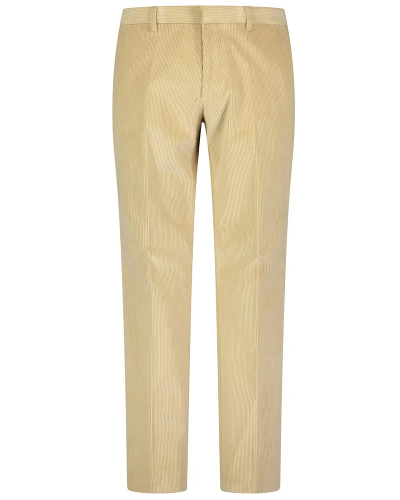 Roy Robson Anzughose in Cord-Qualität mit Stretch, Slim Fit in Beige