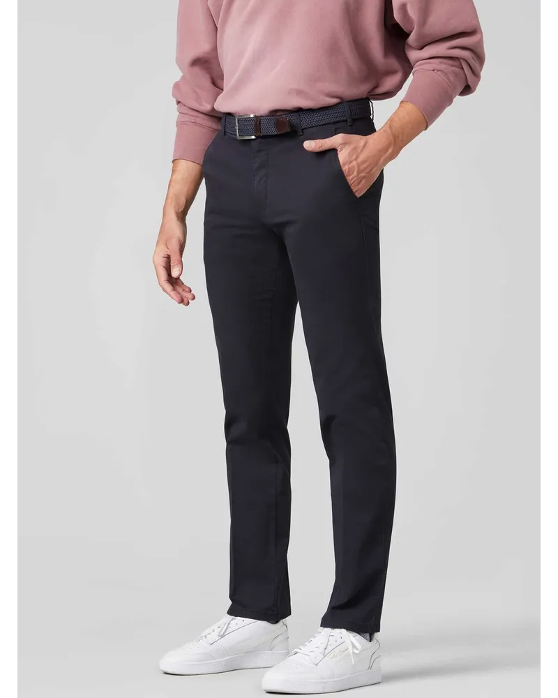 Meyer Hosen Chino mit Baumwolle und TENCEL™, Modern Fit in Marine