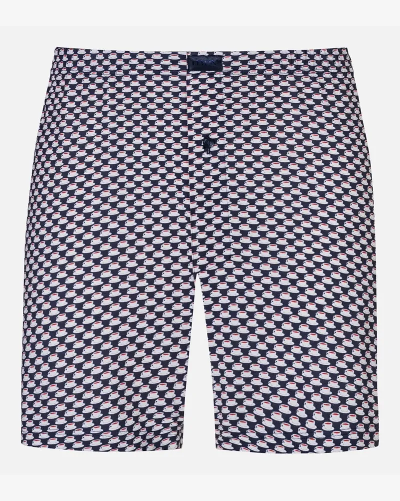 Mey Boxershorts aus Modal mit Stretch und Espresso-Motiven in Blau