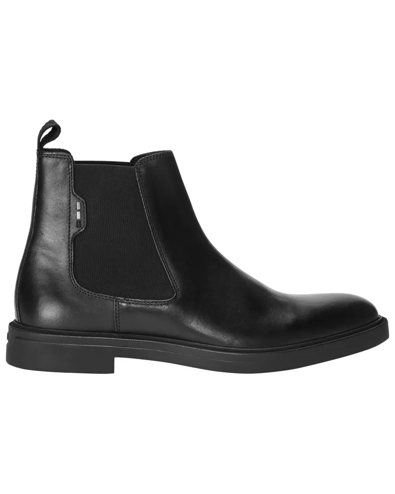 HUGO BOSS Chelsea Boots aus Glattleder Schwarz