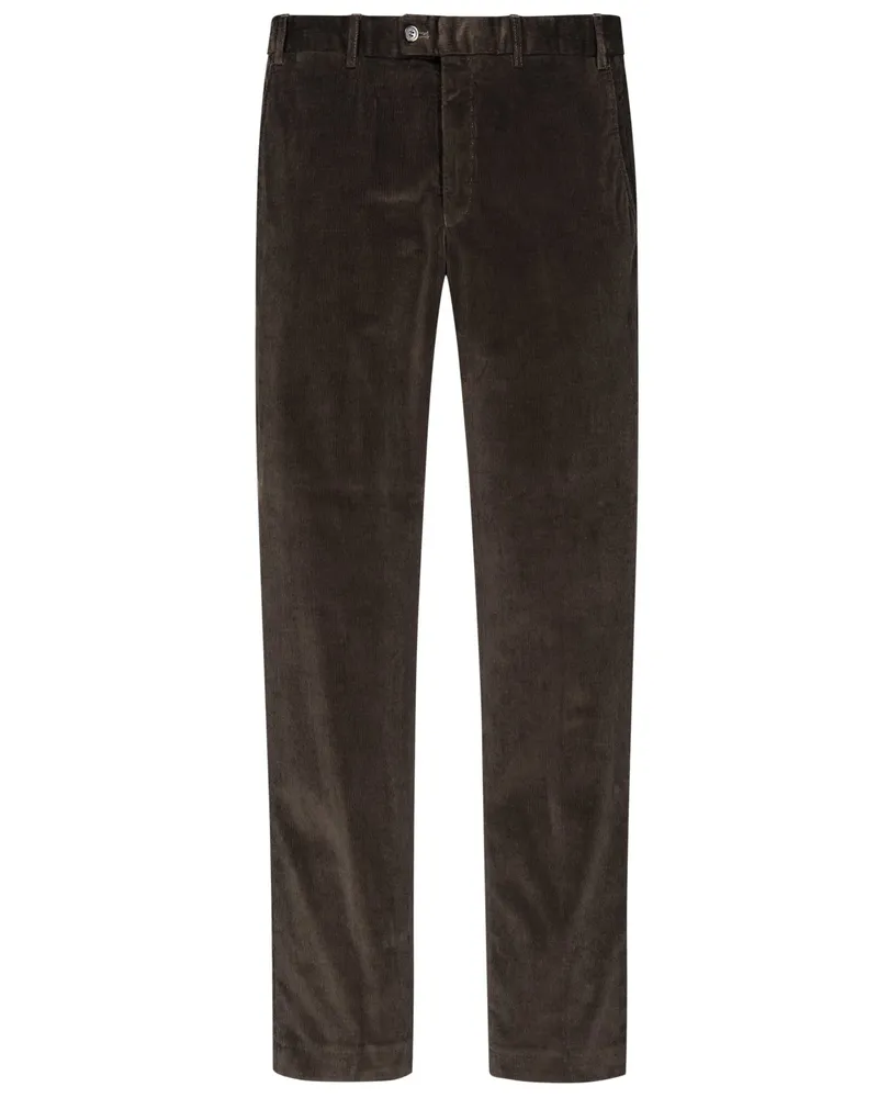 Hiltl Softe Genua-Cordhose Tilo I, Slim Fit in Dunkelbraun