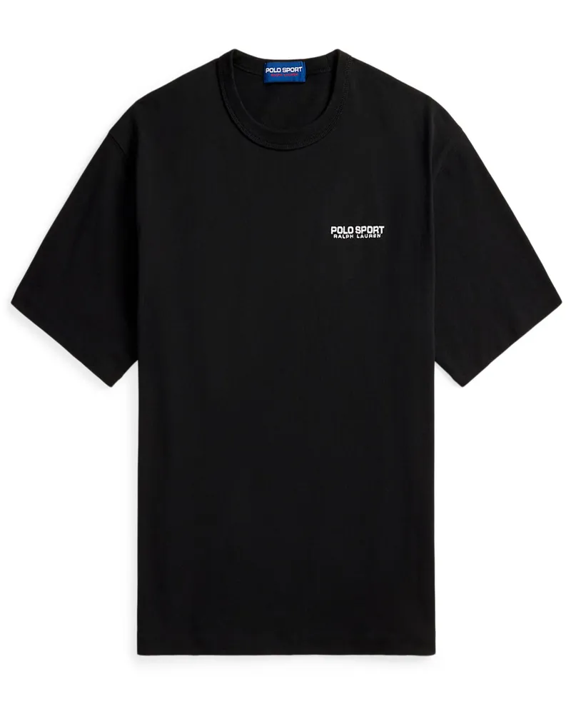 Ralph Lauren T-Shirt mit beidseitigem Print, Relaxed Fit in Schwarz