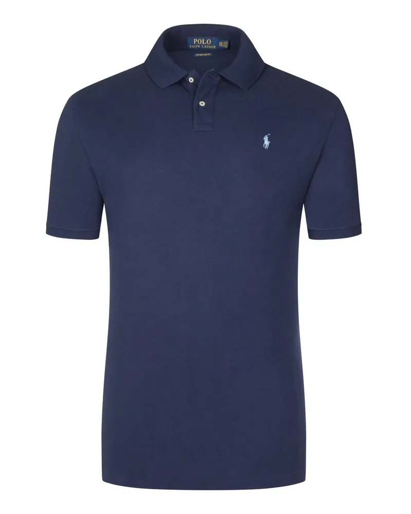 Ralph Lauren Poloshirt Slim Fit in Mesh-Qualität in Marine