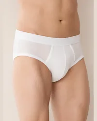 Zimmerli Slip aus reiner Baumwolle Weiß