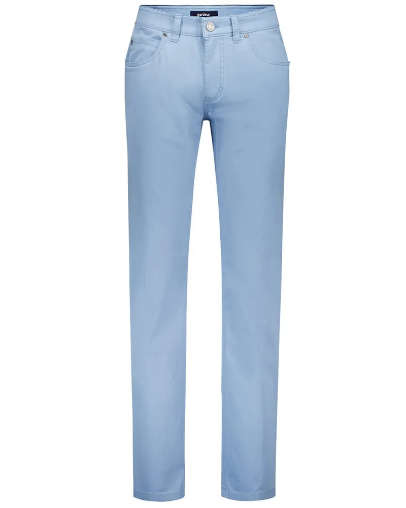 Atelier GARDEUR Leichte Chino Bill-3 mit Stretch-Anteil, Modern Fit in Blau