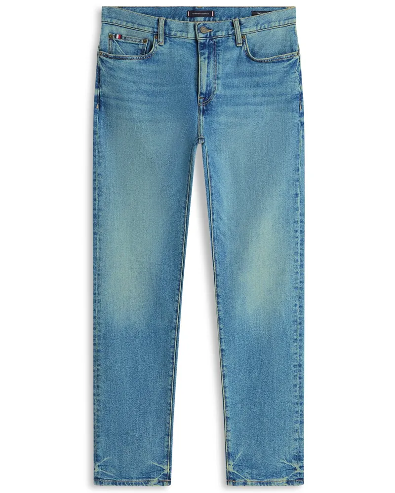 Tommy Hilfiger Jeans Denton mit Stretch im Washed-Look, Slim Straight Fit in Hellblau