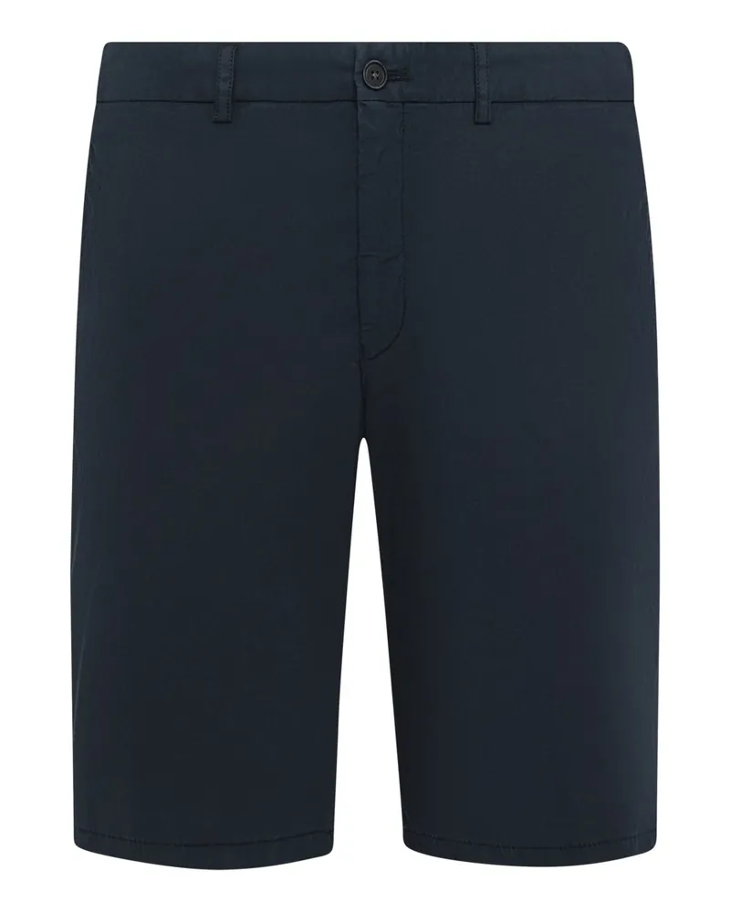 Hiltl Summer Popeline-Shorts Parmino mit Lyocell, Regular in Marine