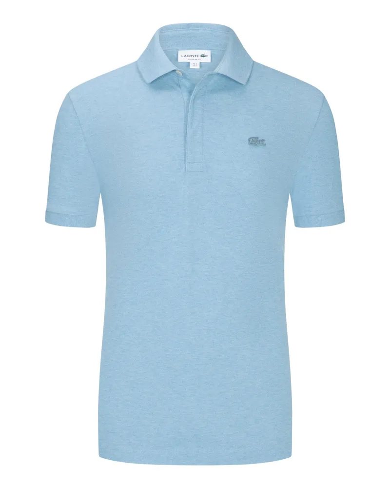 Lacoste Poloshirt mit Logo-Stickerei und Stretchanteil, Regular Fit in Hellblau