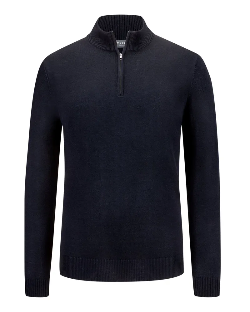 Maerz Leichter Troyer aus Superwash-Merinowolle, Regular in Schwarzblau