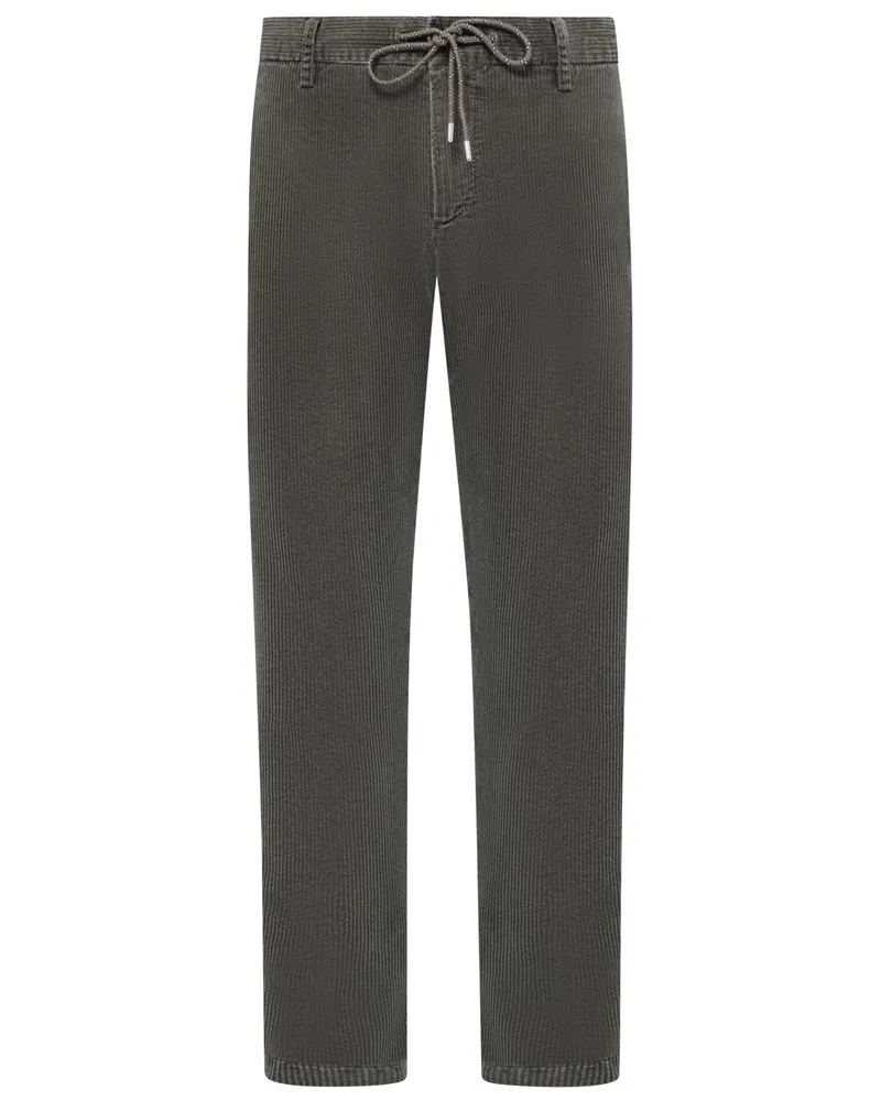 Alberto Cordhose Jump mit Kordelzug und Lyocell-Anteil, Slim fit in Schilf