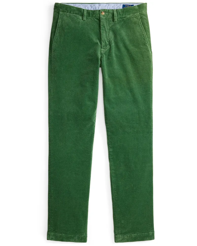 Ralph Lauren Cordhose mit Stretchanteil, Straight Fit in Grün